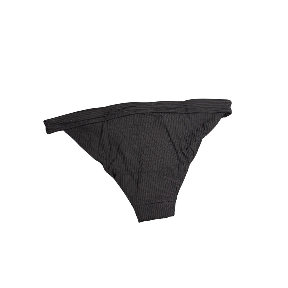 Andie Swim Banded Ribbed Cheeky Bikini Bottom Black Medium M NWT - Picture 6 of 9